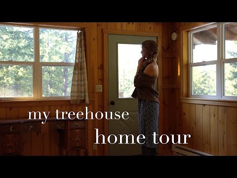 Tour my New Home - Treehouse Apartment in the Forest