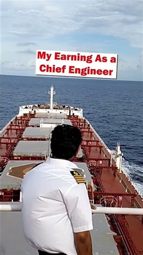 My Salary as an Engineer on Different Ranks 💰🚢 | Merchant Navy #shorts