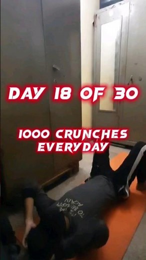 abs challenge day 18 of 1000 crunches everyday | abs in 2 weeks | chloe ting abs workout | abs in 30