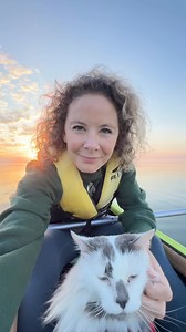 Charlie is not your typical adventure cat. He ends up in places (like the belly of a kayak) not because he has an insatiable thirst for discovery, but merely because he was promised treats and it didn’t seem to interfere with his nap schedule. Due to his agreeable (and not even mildly analytical) nature, he’s happy to put on a life jacket if a Churu is involved, and watch the ducks and floating leaves while his mom does all the work paddling… provided he gets some ear scratches along the way. #c