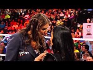 Aj lee and Stephanie McMahon segment raw 6/17/13
