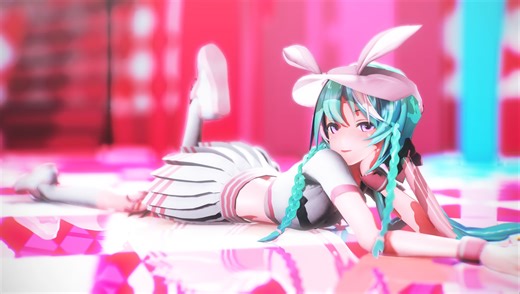 【YYB式初音MMD】NewJeans - Attention