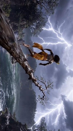 Krishna’s challenge to Kaliya and jumps into river Yamuna. #krishna #mahabharat