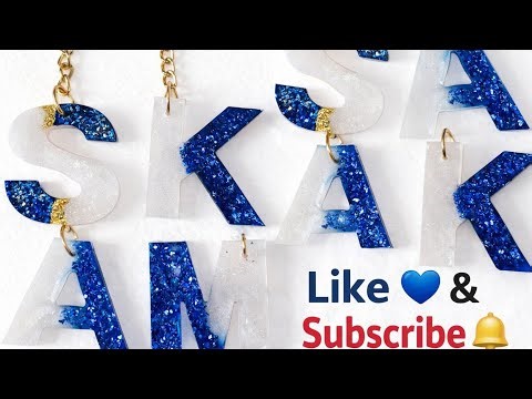 How to Mix Resin for Keychains 😍 | Beginner Resin Art Tutorial | Step by Step
