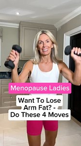 944K views · 9K reactions | Let’s get those arms toned! If you’re a beginner, grab some light weights and copy these 4 moves. Do them for 30 seconds, rest for 1 minutes, then repeat 2 more times. Do this arm workout 2-3 times a week. When the moves become too easy, increase the weights. | Petra Genco | Facebook