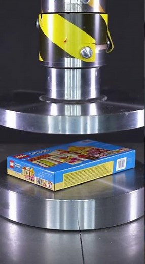 LEGO CRUSHED! Hydraulic Press vs. LEGO Toy - Satisfying ASMR Destruction in 4K