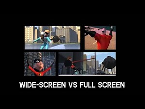 The Incredibles vs. Omnidroid | The Incredibles (2004) | Wide-Screen vs. Full Screen