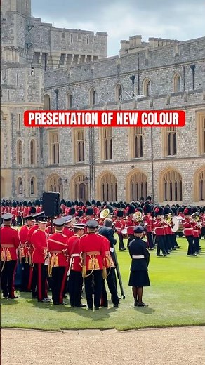 COLDSTREAM GUARDS PRESNTATION OF NEW COLOUR #military #parade #shorts #viral #guards #windsor #fyp