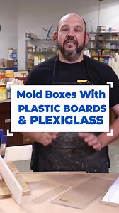 Using clear acrylic and plexiglass for mold boxes allows you to see the liquid rubber as you work. They’re also reusable and suitable for forming L-shaped parts, which makes building mold boxes fast and efficient. Mold making doesn't have to be scary. Follow our full tutorial video on making a mold box now on YouTube! https://youtube.pulse.ly/ufv56ekypj | Smooth-On