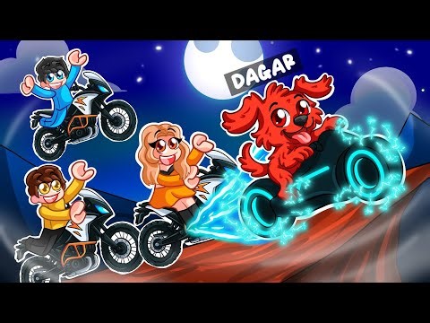 Me Convertí en PERRO y Usé la MOTO de TRON en Motos Realistas en Roblox!