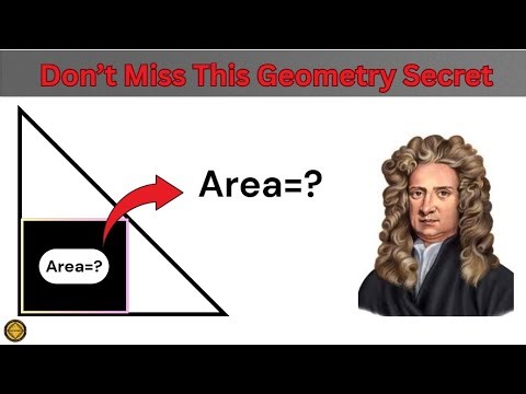 Area of Square Inside Triangle – Explained Step by Step (Must Watch)