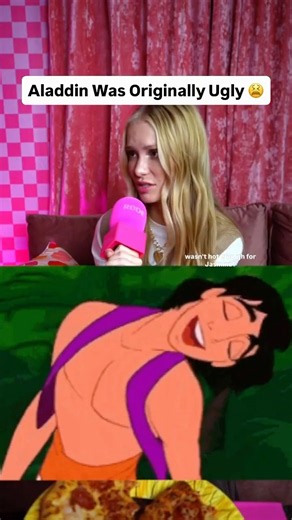 Disney had to redesign Aladdin because they didn’t think he was attractive enough for Jasmine