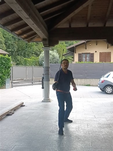 two aerial targets sabre trickshot #saber #sword #fencing #trickshot #sabre