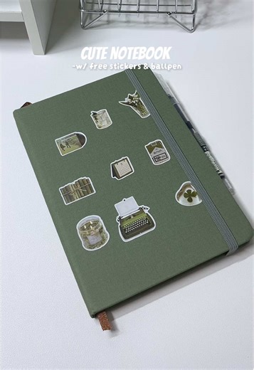 Cute Aesthetic Notebook for Journaling and School