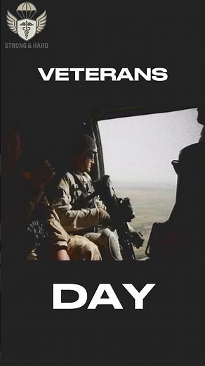 Happy Veterans Day from Strong and Hard