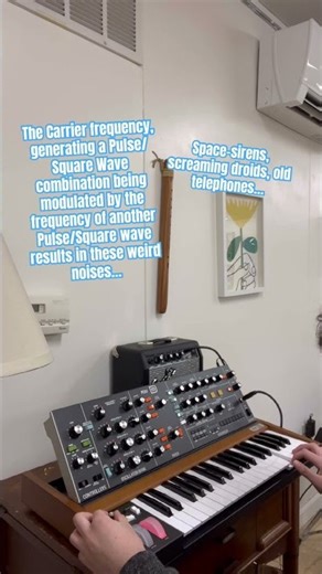 Sci-fi noises on the Poly-D using FM #synth #scifi #starwars #sounddesign #analogsynth #moog