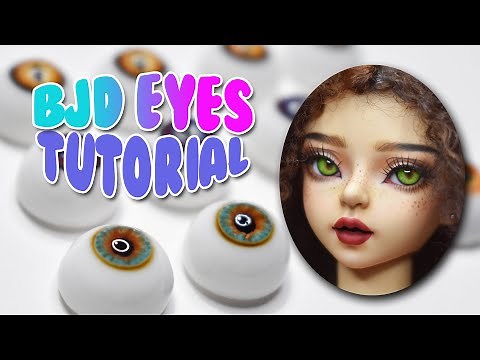 BJD Eyes Tutorial by Clay With Fern