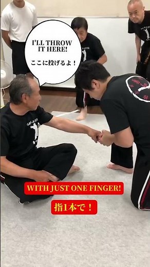 THROW PEOPLE WITH JUST ONE FINGER! #日本拳法空手道 #martialarts #japan #jepang #合気柔術 #aikijiujitsu