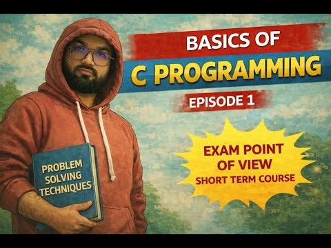 C Programming | Introduction to C Lang | Basics for Beginners | Exam Point of view | CCS University