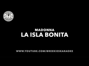 Madonna | La Isla Bonita | Karaoke