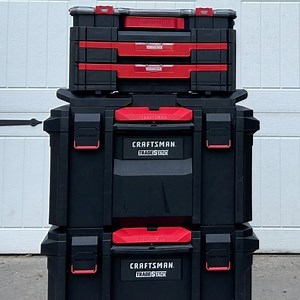 9.9K views · 60 reactions | Tool transport made easy. Visit https://bit.ly/3KeCEDa to shop our compatible VERSASTACK™ and TRADESTACK™ Storage Systems so you can keep your tools safely organized and within reach to keep your summer projects rolling all season long. | Craftsman | Facebook