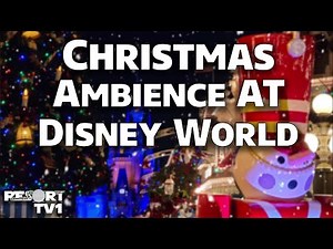 Christmas Ambience on Main Street USA at Walt Disney World