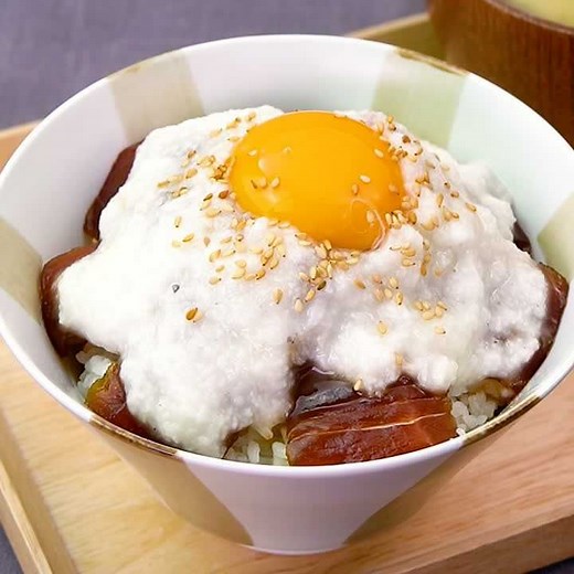 簡単！ マグロの山かけ丼のレシピ動画・作り方 | デリッシュキッチン
