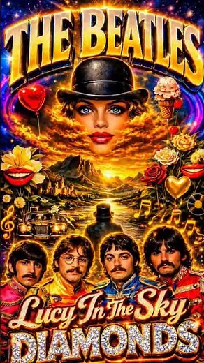 🍄 THE BEATLES - Lucy In The Sky With Diamonds 😇✨💎