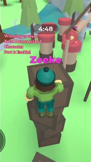 Winning as every Total Drama Island Character – Part 1: Ezekiel #roblox #totaldrama #series #gaming