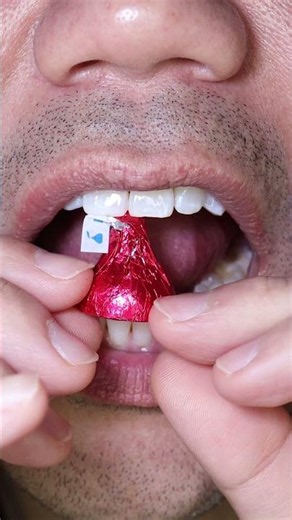 ASMR Hershey's Kisses Milk Chocolate #ASMR #Shorts