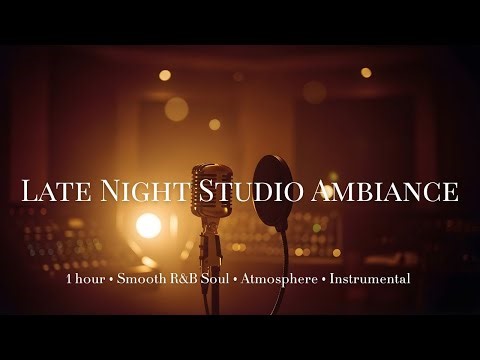 Silk Audio – 1 Hour Late Night 90s R&B Soul Studio Ambience • Smooth Atmosphere for Study & Relax