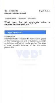 National Income: Exclusions Explained | Economics 12th