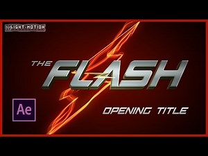 After Effects: The Flash Opening Title