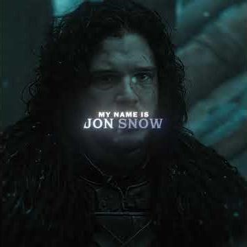 I'm Ned Starks son | Jon Snow Edit | Unknown Feelings (Slowed)