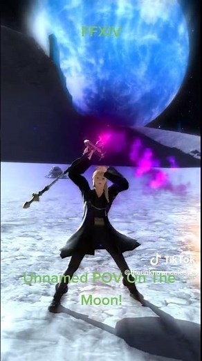 Unnamed POV on the Moon! | FFXIV Black Mage 🌕