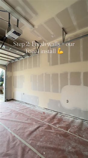 23 reactions | Garage Gym Series, Step 2: Fresh walls + our smart...