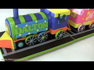 Birthday Train Cake