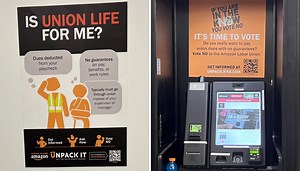 Amazon Is Bombarding Workers With Union-Busting Messages