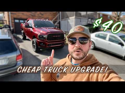 $40 Truck Mods with Boost Auto Parts | Dodge Ram 2500/3500 (2019-2025) LED License Plate Lights