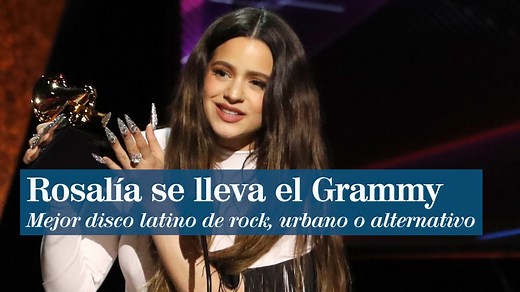 Rosalía gana su primer Premio Grammy y reivindica el flamenco