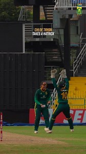 102K views · 1.3K reactions | The hat-trick moment!  Chloe Tryon’s extraordinary hat-trick and 5/34 that sealed our massive win over Sri Lanka was truly a performance that will live on in our history!  #AlwaysRising #WozaNawe #BePartOfIt | Cricket South Africa | Facebook