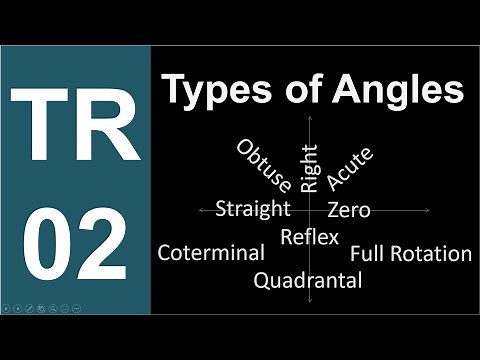 TR-02: Types of Angles (Trigonometry series by Dennis F. Davis)
