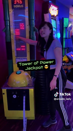Winning the Tower of Power Jackpot at Fun Zone Arcade