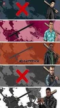 gta Games | Melee Weapons Comparison
