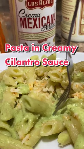 Creamy Cilantro Pasta Recipe