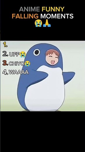 Top 4 Funniest Anime Falling Moments | Hilarious Fails Ranked.