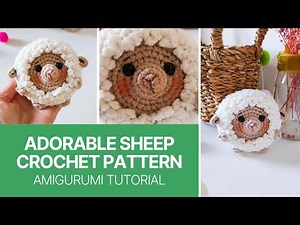 Adorable Sheep Crochet Pattern – Amigurumi Tutorial