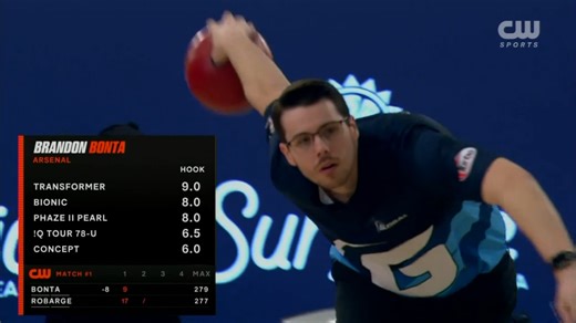 The first strike of the PBA on CW era belongs to the rook, Brandon Bonta 🌾 📺 Watch now on The CW. | Professional Bowlers Association (PBA)
