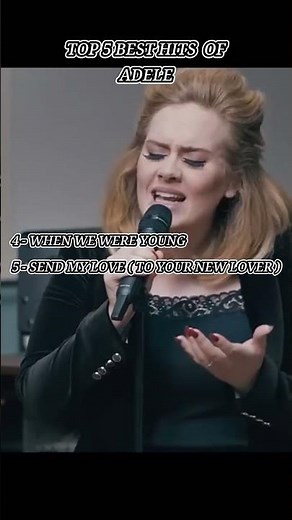 Top 5 Hits of Adele #adele #foryou #youtubeshorts