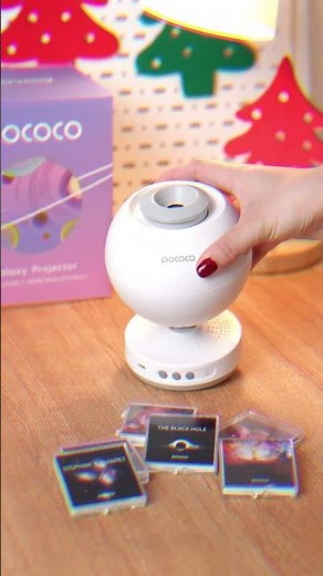 Transform any space into a calming haven with the POCOCO Galaxy Projector. 🌌